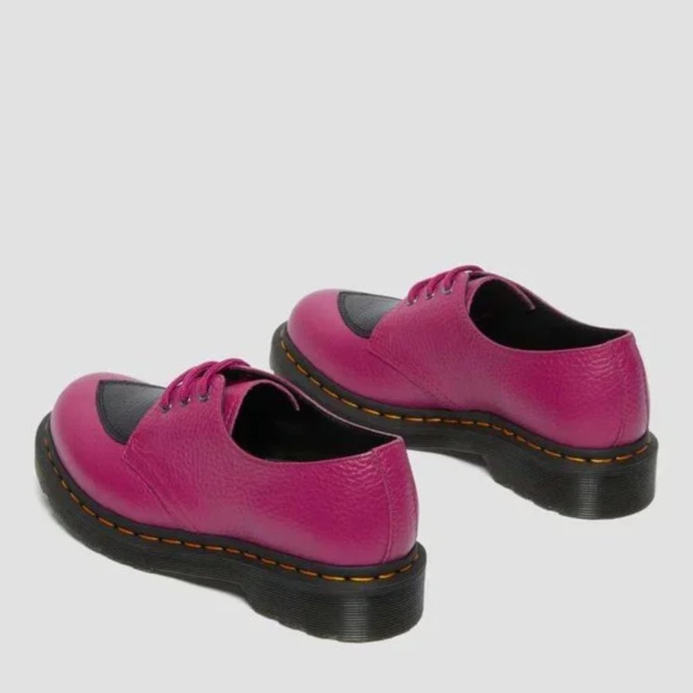 NWT Rare Dr. Doc Martens 1461 Amore Heart Leather Oxford Shoes Pink Size 10 - Picture 12 of 13